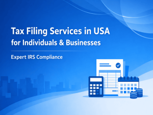 Tax filing services for businesses and individuals